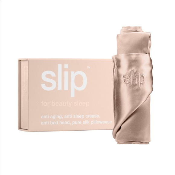 SLIP Pure Silk Pillowcase SET 2 KING Caramel NEW - Picture 4 of 8